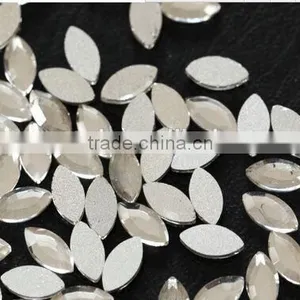 Clear White Flat Back Crystals Flatback Glass Bling Nail Rhinestone Nail Art thumbnail-5