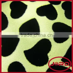 Flock PU Synthetic Leather Use for Sofa thumbnail-1