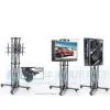 Double LCD Stand Folding Caster Truss thumbnail-1