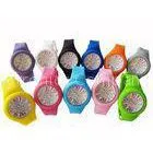 Customized Silicone Bracelet Watch , Japan Movt Watch For Kids thumbnail-1