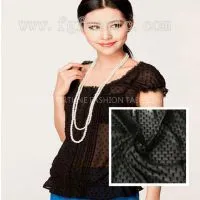 75D 100% Polyester|twisted Clipping Chiffon Fabric DF-016 thumbnail-1