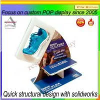 Customized Branded Shoe Store Retail Display Stand thumbnail-2