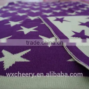 Soft Jacquard Knitted Baby Throw Blanket thumbnail-1