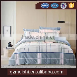 Wholesale Hotel Cotton 200TC Printing Bedsheet Set for Family Inn thumbnail-1