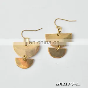 Moon Earring Geometric Earrings Half Circle Earrings thumbnail-6
