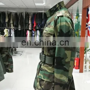 Factory Supply Woodland Bdu Jacket Camouflage Uniform thumbnail-4