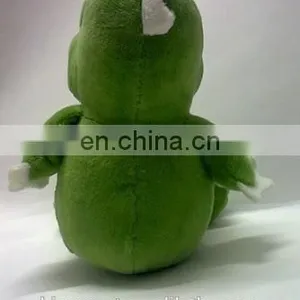 HI CE Customized Interesting Products 2016 Animatronic Green Dinosaur Plush Doll thumbnail-3