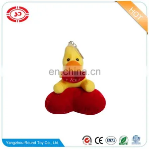 Valentines Plush Soft Hug Hear Sitting Animal Cute Bear Stuffed Keychain Decoration Doll Keyring thumbnail-2