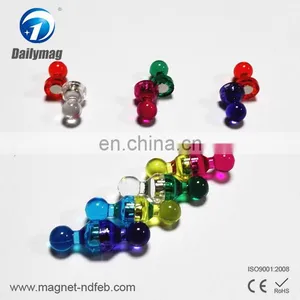 Multicolored Plastic Small Push Pins thumbnail-1