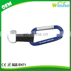Winho Anodized Carabiner With Nylon Strap thumbnail-4