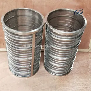 Stainless SS Filter Steel Wedge Johnson Wire Screen , Deep Well Water Pipes thumbnail-1