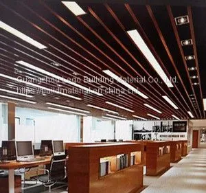Curtain Wall Aluminum Square Pass Bookstore Shockproof thumbnail-1