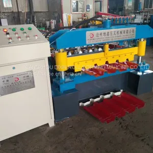 New Type Galvanized 686 Trapezoidal Plate Ibr Roof Sheet Metal Stamping Machines With High Speed thumbnail-2