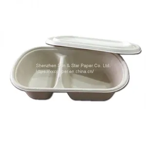 26oz Salad Bowl With Bleached Bagasse Pulp thumbnail-1