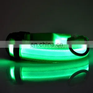 Hot Selling LED Dog Collars Flashing Light Pet Collar Adjustable USB Rechargeable Dog Collar Pet Supplies thumbnail-4