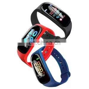 2020 New Product Hot Wholesale m4 Pressure Health Waterproof Smart Watch Pro Watch Wristband Fitness Tracker thumbnail-5