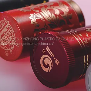 AUTOMATIC WINE VODKA SPIRIT BOTTLE CAP HOT FOIL STAMP EQUIPMENT FOR METAL PLASTIC FLAT HOT STAMPING PRINTING PRINTER PRESS MACHINE thumbnail-2