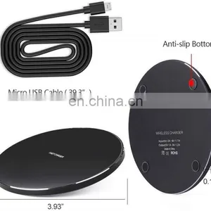 Factory Price for 10W Qi Smart Quick Wireless Charger 3 in 1 Car Wireless Fast Charging Wireless Charger 7.5W thumbnail-5