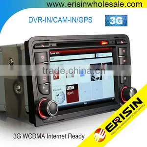 Erisin ES7047A 7" 2 Din Car DVD Touch Screen for RNSE-PU S3 RS3 A3 thumbnail-1