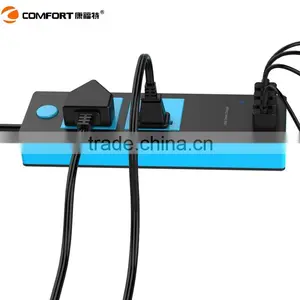 Multifunctional 4 Usb Ports 2 Plugs Multiple Socket Outlet thumbnail-1