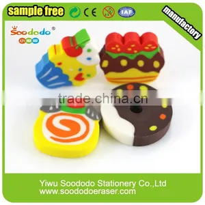 Cartoon Harmless Extruded Eraser Food Shape thumbnail-3