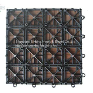 Diy Deck EH300A Interlocking Decking Tiles Outdoor Wpc Decking Floor Wholesale thumbnail-2