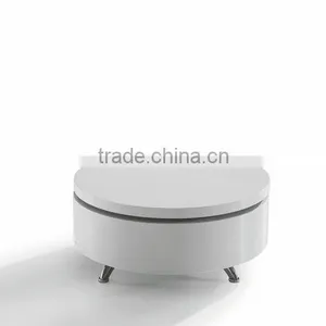 Flower Shape Multi Functional White Coffee Table For Comfort Quality Choice thumbnail-2