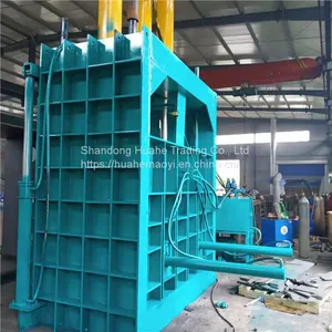 Aluminum Alloy All Steel Plate Hydraulic Vertical Packer, Iron Sheet and Scrap Press, Paint Barrel, Pop Can Compressor thumbnail-3