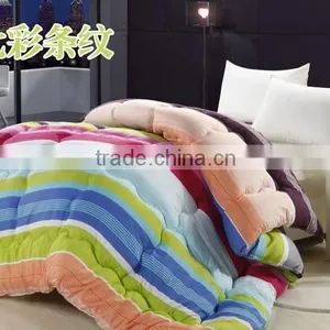 China Supplier High Quality Whole Seasons Microfiber Comforter Satin Goose Down Comforter thumbnail-1