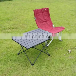 Outdoor Aluminum Folding Table Camping Portable Multi-functional Super Light Mini Picnic Table thumbnail-4