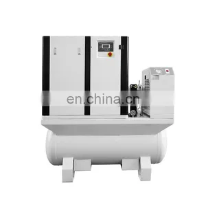 Combined Compressor 22kw High Pressure 16Bar Integrated Screw Air Compressor With Air Tank and Dryer Used for Laser Cutting thumbnail-1