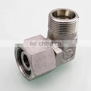 SAE JIC Swivel Nut Male 90 Degree ORFS Elbow Tube Pipe Fittings Hydraulic Pipe Ferrule Fittings thumbnail-1