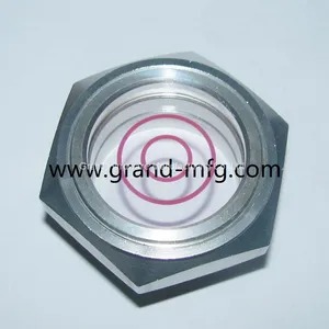 BSP G11/4 Compressor Speed Reducers Aluminum Liquid Oil Level Sight Glass Manufacturer thumbnail-2