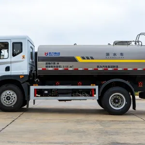 China Heavy Duty Truck Oil Tanker Used 375 HP With Water Tanker in Good Condition for Sale thumbnail-2