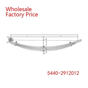 5440-2912012 Leaf Spring Wholesale For MAZ thumbnail-2