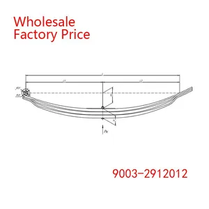 9003-2912012 9002 Leaf Spring Wholesale For TRAILER thumbnail-2