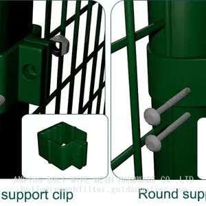Stell Wire Fencing Curvy Welded Wire Mesh Fence/BOLI WIRE MESH QUALITY WELDED WIRE FENCING thumbnail-3