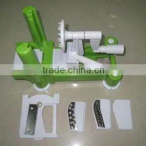 3-in-1 Tri-blade Vegetable Fruit Spiral Slicer Cutter Chopper Dicer Shred thumbnail-1