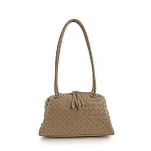New Woven Shoulder Bag High-end Fashion Flap Bag Simple Versatile Light Luxury Literary Handbag Light Luxury Casual Clutch Bag thumbnail-2