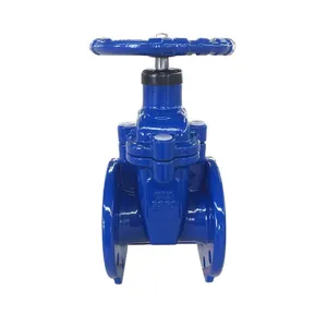 DIN F4 Resilient Gate Valve mit EPDM-Sitz und Graphitpackung, kompatibel mit DIN 3352-Norm thumbnail-1