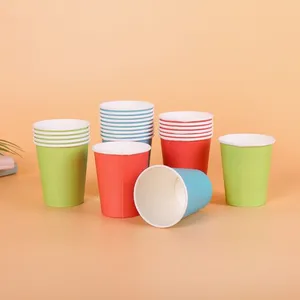 Disposable Hot Coffee Paper Cup Single Wall Cup thumbnail-5