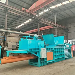 Horizontal Hydraulic Baler Wood Fiber Baler Wheat Straw Baler Factory Direct Sales thumbnail-3