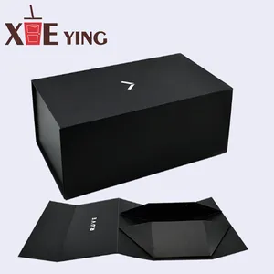 High Quality Custom Print Logo White Design Luxury Magnetic Cosmetic Skincare Set Foam Insert Magnetic Box Packaging Gift Boxes thumbnail-3