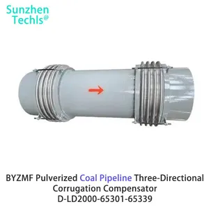 BYZMF Pulverized Coal Pipeline Three-Directional Corrugation Compensator thumbnail-1