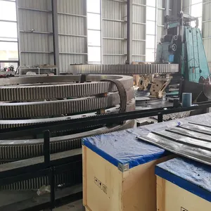 Induction Hardened Split Gear Ring, 45 Steel, Surface Hardness HRC 50-55, 30 Teeth, 8 Module thumbnail-1