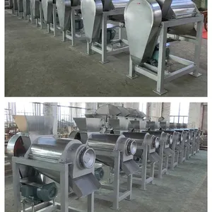 Stainless Steel Industrial Watermelon Juicer Screw Press Residue Juice Separation Fruit and Vegetable Processing Equipment thumbnail-3