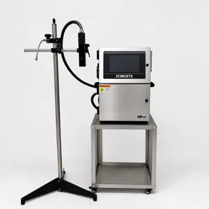 ZCINKJETS 50um Small Character White Inkjet Coding Machine for Cable, Pipe, Plastic & Metal Marking thumbnail-2