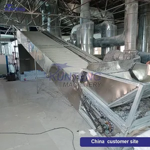 High Efficiency Barbecue Carbon Briquettes Coal Rod Dehydration Mesh Belt Dryer EPC thumbnail-4