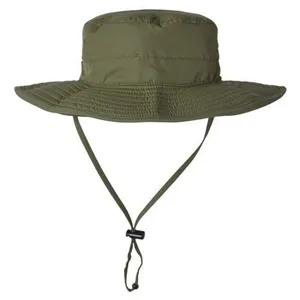 Wide Brim Quick Dry Outdoor Bucket Hat Windproof Adjustable Chin Strap UV Sun Protection Fishing Hiking Hat Custom Logo Wholesale thumbnail-5
