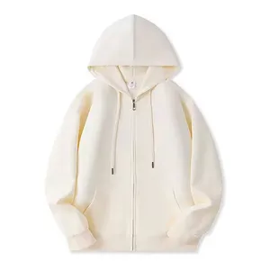 Men’s 100% Cotton Full-Zip Hoodie Jacket thumbnail-3